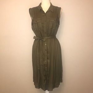 Moss Green Dress